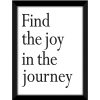 Wall Art * | Discounts 12X16 Find The Joy In The Journey Straight Fit Under Glass