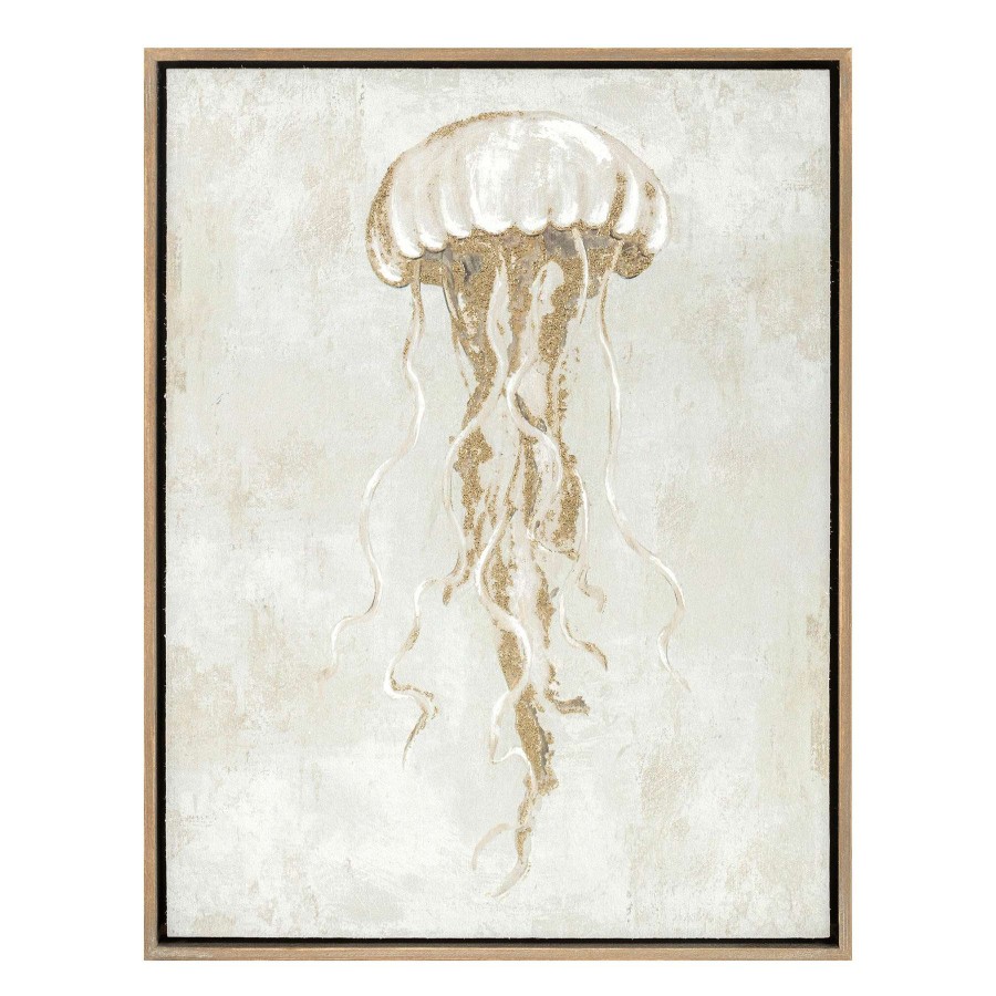 Wall Art * | Online Store 11X14 Jellyfish Canvas Wall Art