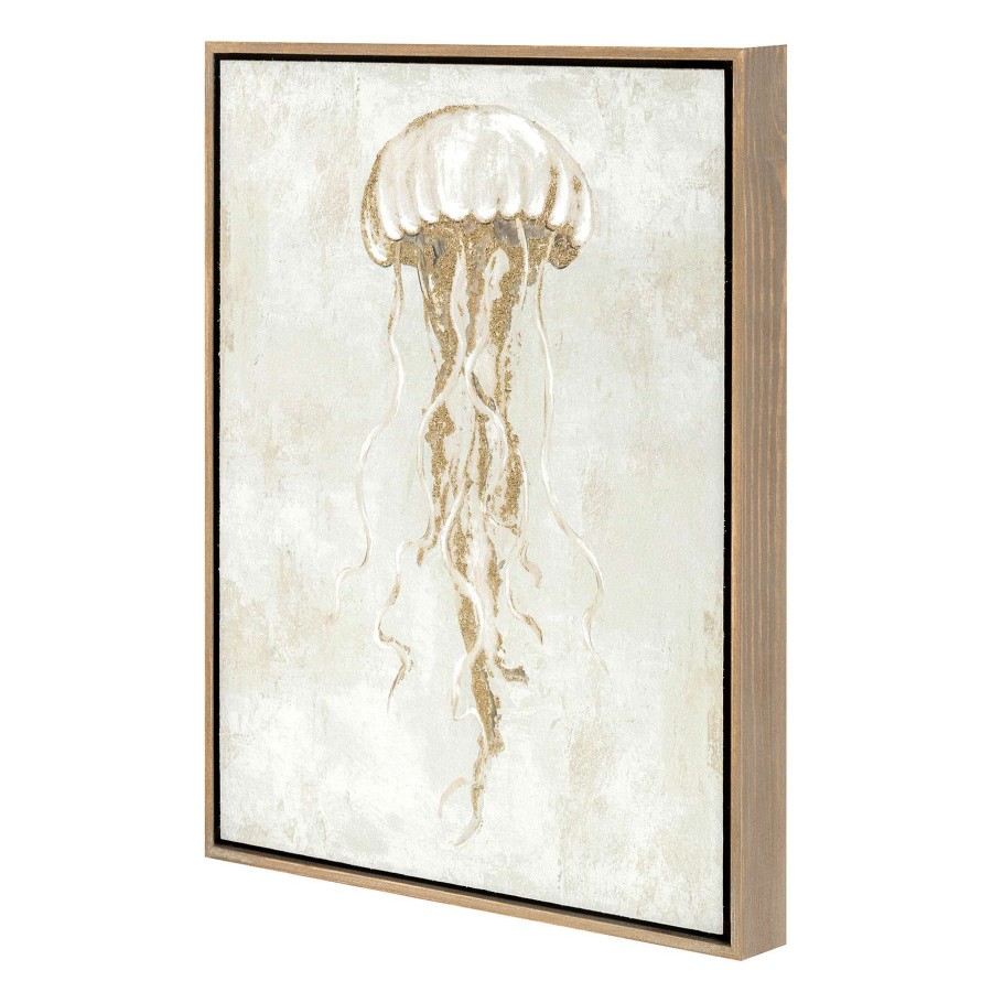 Wall Art * | Online Store 11X14 Jellyfish Canvas Wall Art