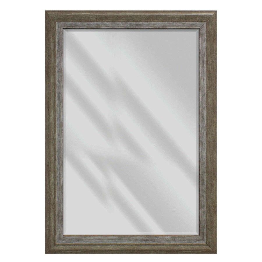 Mirrors * | Closeout Sale 31 43 Janice Grey & White Mirror