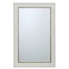 Mirrors * | Tendy Style 24X36 White With Gold Framed Mirror