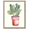 Wall Art * | Exclusive Design Glass Framed Succulent Wall Art, 17 21