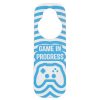 Wall Art * | Discount Sale 4X11 Game Controller Game In Progress Doorknob Sign Wood Wall Decor