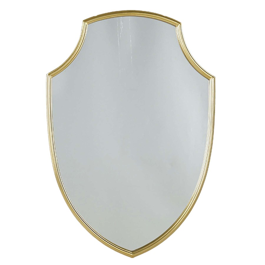 Mirrors * | Tendy Style Grace Mitchell 20X29 Gold Shield Mirror