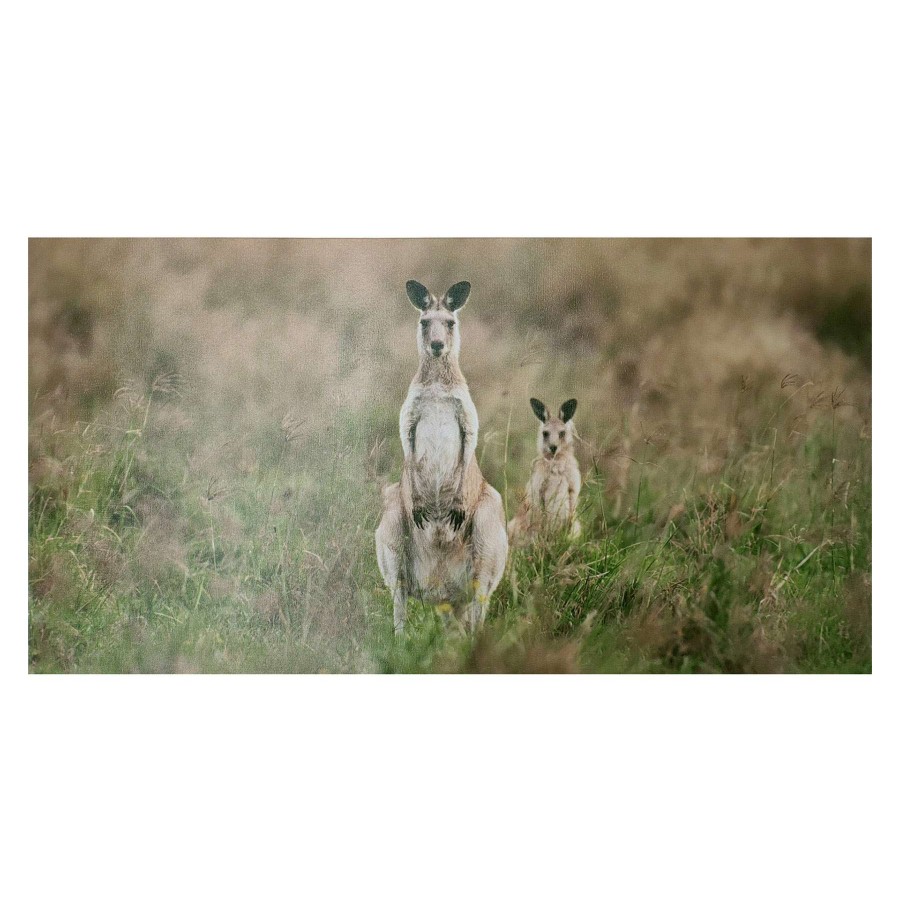 Wall Art * | Classical Kangaroo Canvas Wall Art, 24 12