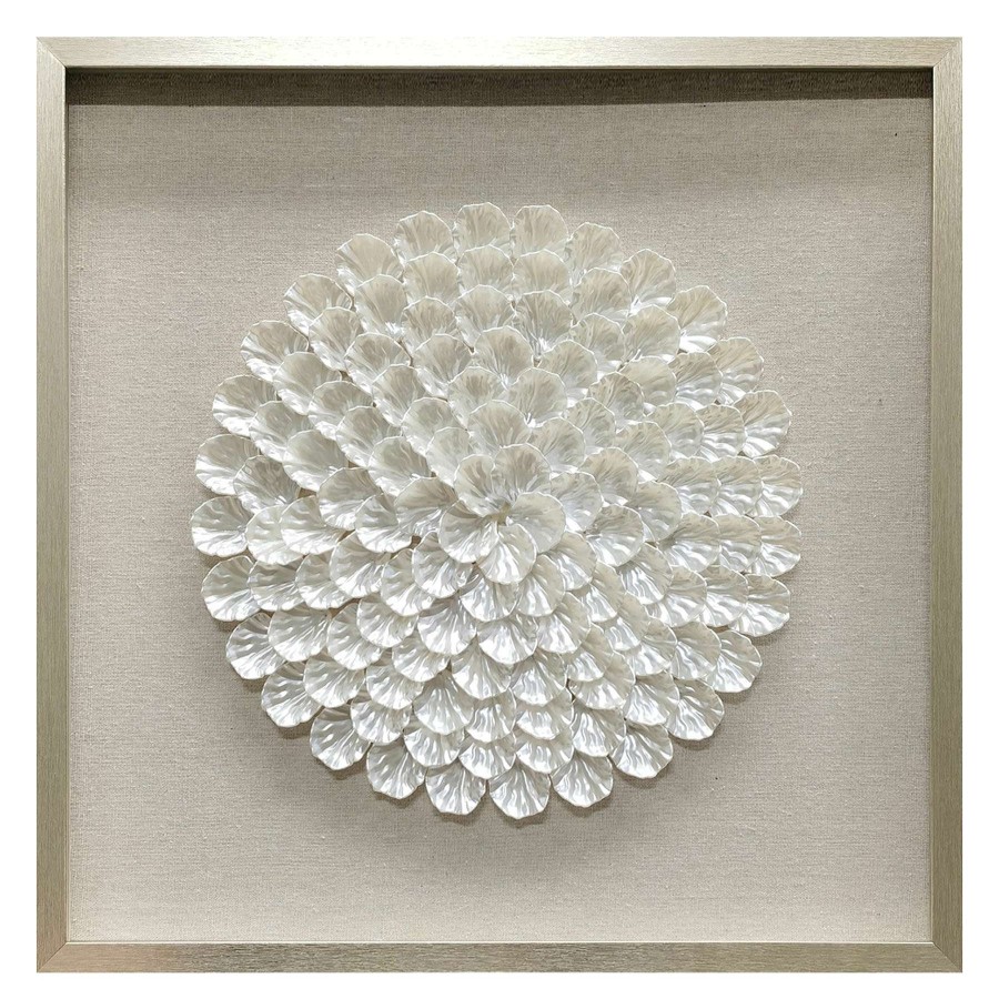 Wall Art * | Best Price Tracey Boyd 24X24 Framed Flower Under Glass