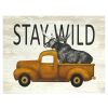 Wall Art * | New Threads Ty Pennington 16X12 Stay Wild Canvas Wall Art