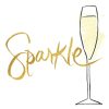 Wall Art * | Cheap 14X14 Sparkle Champagne Canvas