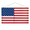 Wall Art * | Excellent Patriotic Flag Wooden Wall Decor, 40