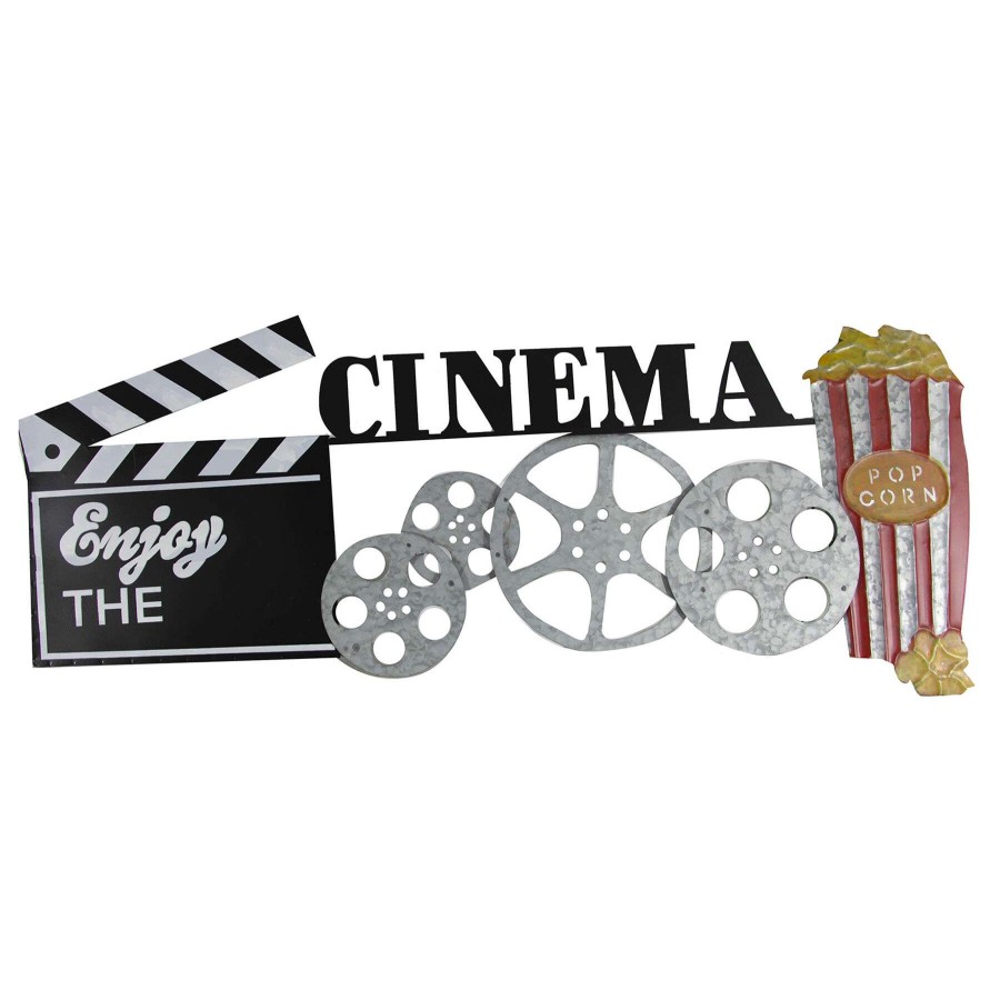 Wall Art * | Quick Delivery 15X36 Cinema Metal Sign