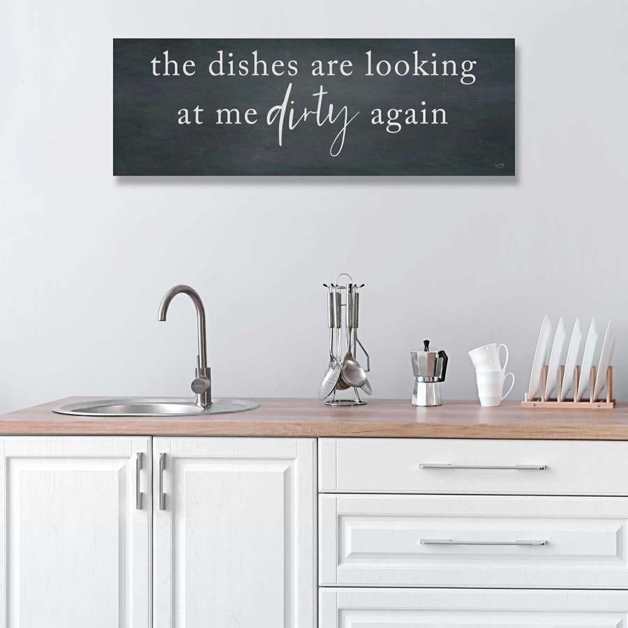 Wall Art * | Cheap Dishes Are Looking At Me Canvas Wall Art, 36 12