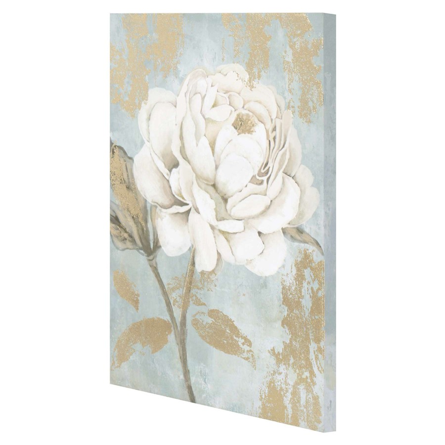 Wall Art * | Exclusive Design Grace Mitchell Embellished Floral Canvas Wall Art, 18 24