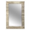 Mirrors * | New Threads Tracey Boyd Engraved Wood Framed Wall Mirror, 24 36