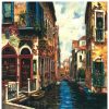 Wall Art * | Top Sellers Venice Canal Canvas Wall Art, 36 24