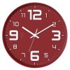 Frames & Clocks * | Good Quality 12In. Red And White Modern 3D Dial Round Wall Clock