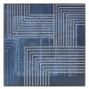 Wall Art * | Discounts Ty Pennington 40X40 Framed Blue Line Canvas