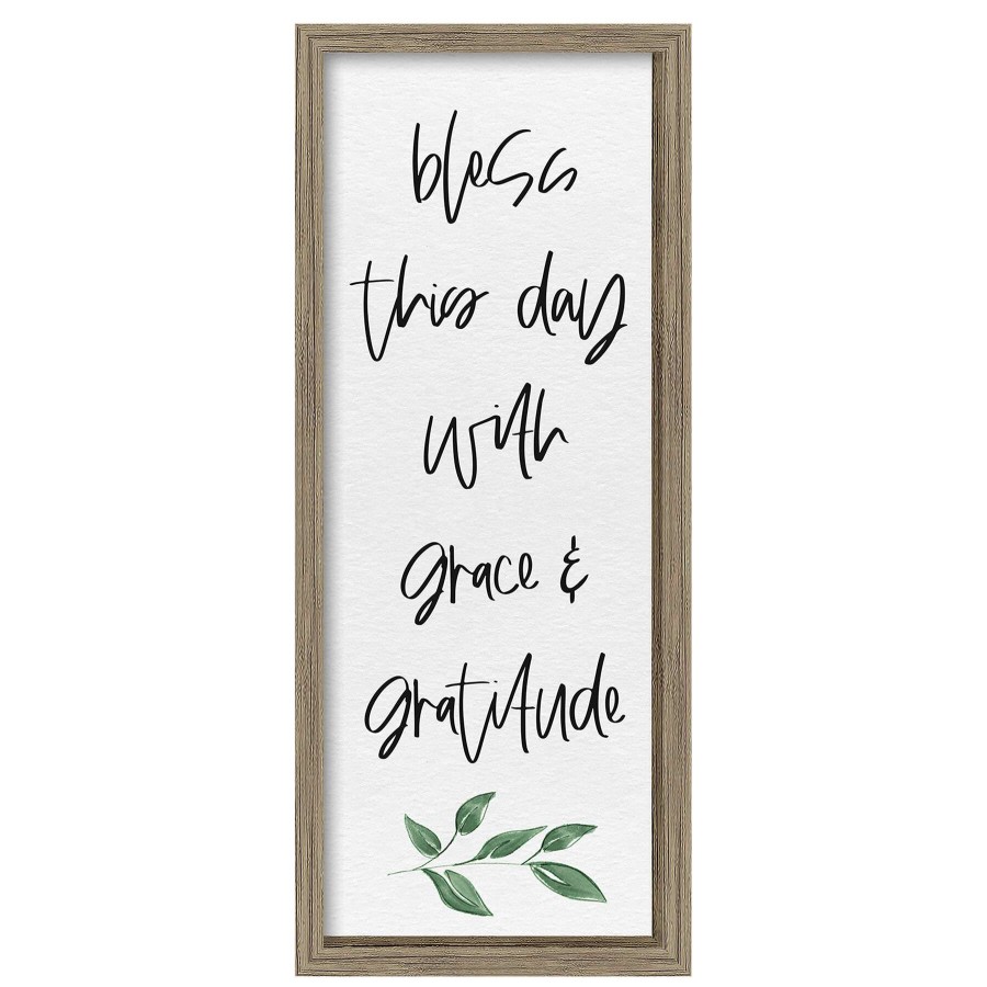 Wall Art * | Excellent 9X21 Inspirational Life Panel Iii Framed Art