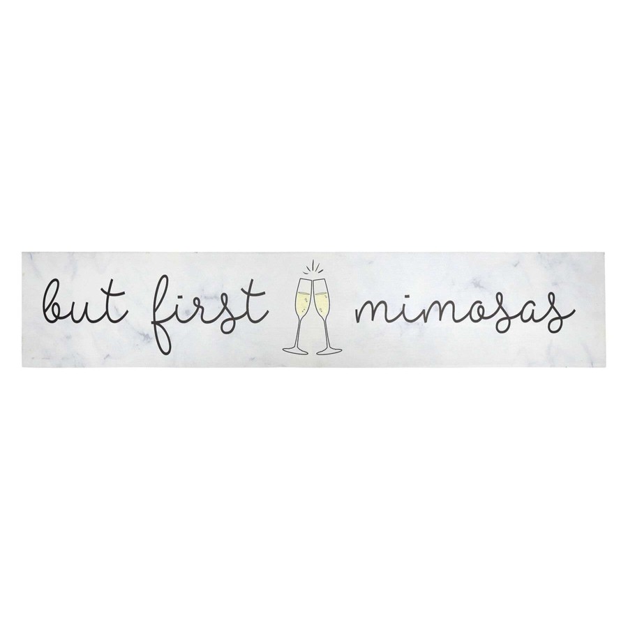 Wall Art * | Discounts 36X7 But First Mimosas Wall Art