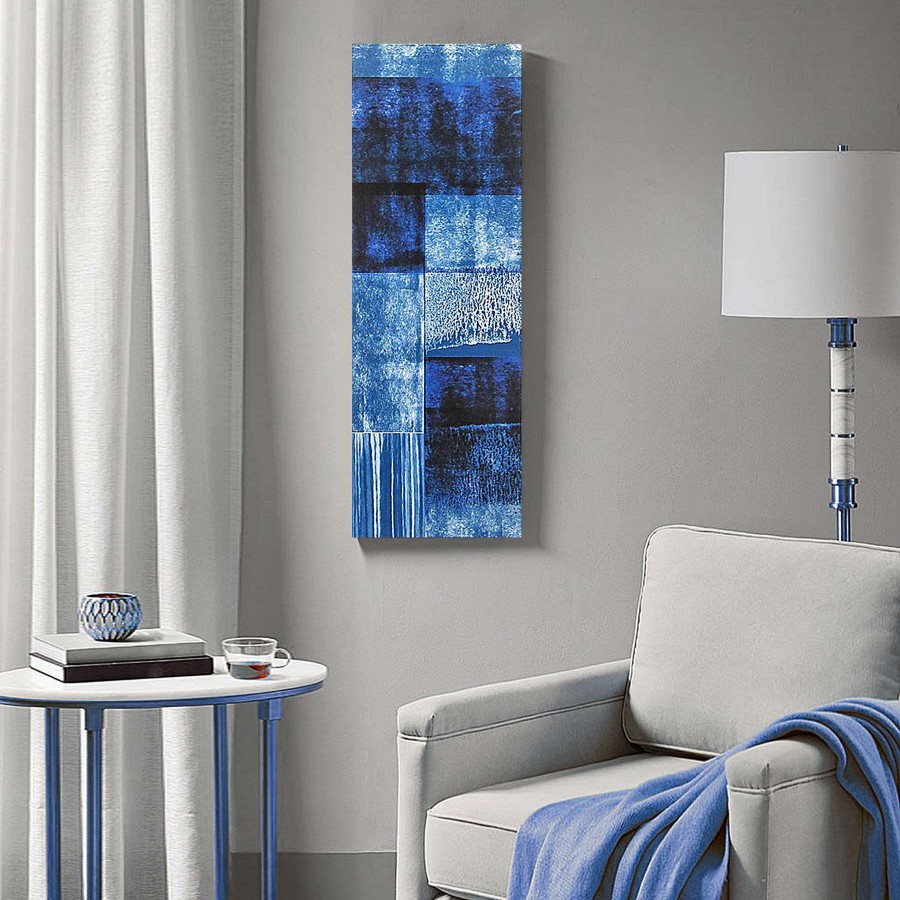 Wall Art * | Cut Price 12X36 Ocean Blue Ii Canvas Art