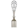 Wall Art * | Clearance Sale 12X53 Metal Bronze Spoon And Fork Wall Decor