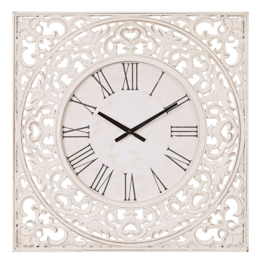 Frames & Clocks * | New Threads 24X24 Ornate Square Clock