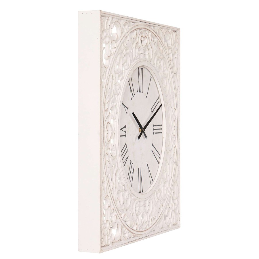 Frames & Clocks * | New Threads 24X24 Ornate Square Clock