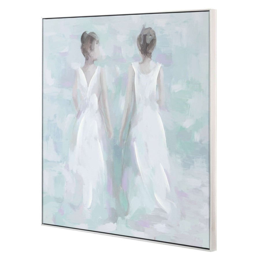 Wall Art * | Quick Delivery Grace Mitchell Framed Ladies Canvas Wall Art, 30