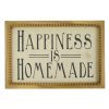 Wall Art * | New Threads Homemade Is Happiness Wooden Wall Sign, 18 12