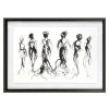 Wall Art * | Tendy Style 33X24 Framed Dancer Print Under Glass