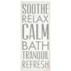 Wall Art * | Best Price 12X30 Sooth Relax Bath Canvas Wall Art