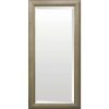 Mirrors * | Popular 32X66 Rectangle Plastic Basket Weave Champagne Floor Mirror