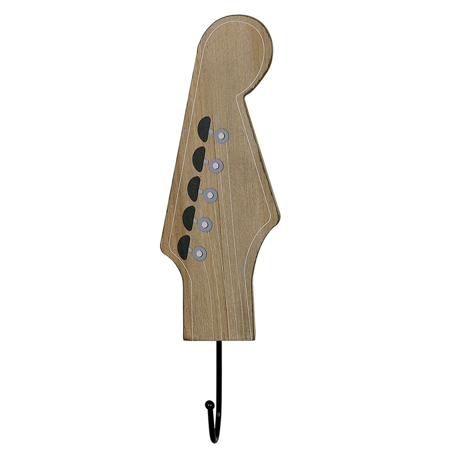 Wall Art * | Online Store 6X10 3Pc Guitar Head Hooks Wall Art