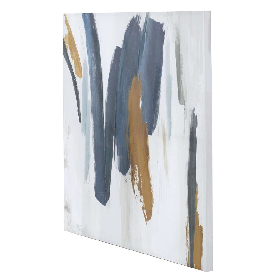 Wall Art * | Original Ty Pennington 40X40 Embellished Abstract Canvas