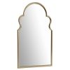 Mirrors * | Cheap Gold Metal Framed Princess Studio Wall Mirror, 20 36